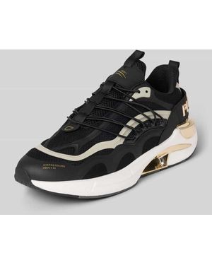 Philipp Plein Sneaker mit Label-Applikation Modell 'ONYX ULTRA' - Schwarz