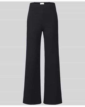 Seductive Regular Fit Weite Hose aus Viskose-Mix Modell 'KIMBERLEY' - Blau