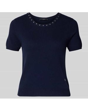 Ouí Strickpullover aus Viskose-Kaschmir-Mix - Blau