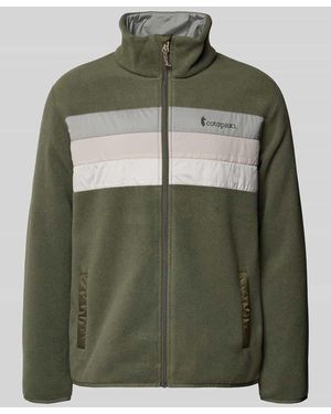 COTOPAXI Fleece Jacke mit Stehkragen Modell 'Teca' - Grün