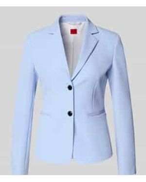 HUGO Regular Fit Korte Blazer - Blauw