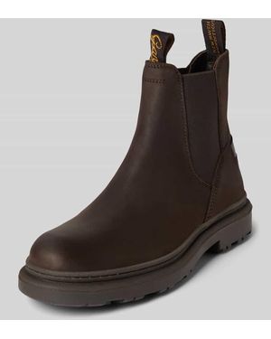 GANT Chelsea Boots aus Leder mit Label-Details Modell 'Timbly' - Schwarz