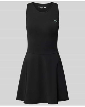 Lacoste Ausgestelltes Sport-Kleid mit Separate Innenhose - Schwarz