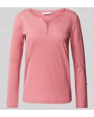 Tom Tailor Regular Fit Shirt Met Lange Mouwen En Biologische Katoen - Roze