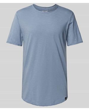 Only & Sons T-Shirt Mit Rundhalsausschnitt Modell 'Benne' - Blau
