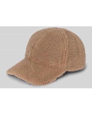Guess Basecap aus Teddyfell - Natur