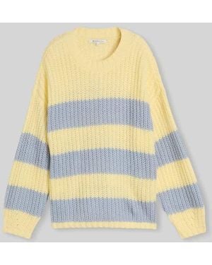 Tom Tailor Relaxed Fit Pullover aus Woll-Mix - Blau