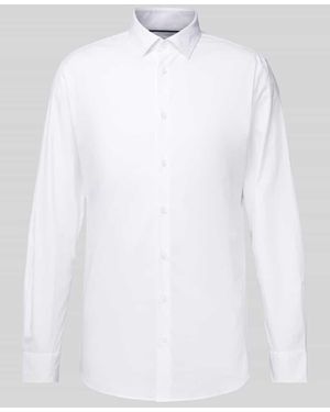 S.oliver Regular Fit Businesshemd Mit Stretch-Anteil - Weiß
