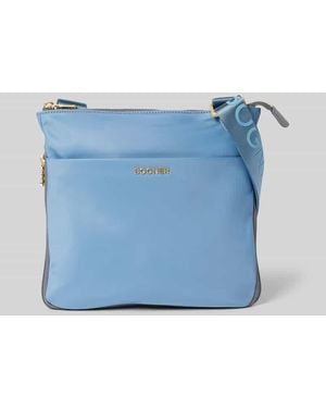 Bogner Umhängetasche Mit Label-Applikation Modell 'Serena' - Blau