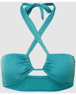 Esprit Bikini-Oberteil Mit Schnürung - Blau