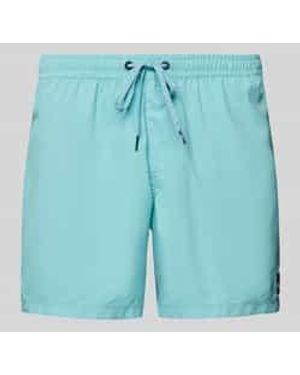 Quiksilver Zwembroek Met Tunnelkoord, Model 'Everyday Solid Volley' - Blauw