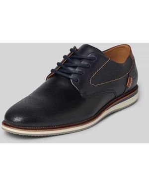 Bullboxer Schnürschuhe aus echtem Leder - Blau