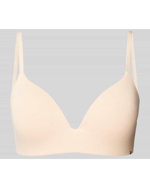 SKINY Triangel-BH mit Häkelspitze - Natur
