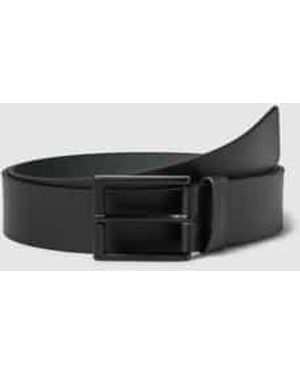 BOSS Riem Met Labeldetail, Model 'Timon' - Grijs