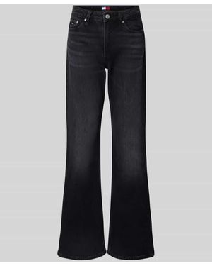 Tommy Hilfiger Bootcut Jeans aus Baumwoll-Mix Modell 'CLEO' - Blau