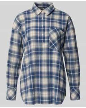 Emily Van Den Bergh Blouses Lange Mouw - Blauw