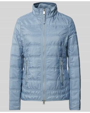 Fuchs & Schmitt Steppjacke mit Reißverschlusstaschen - Blau