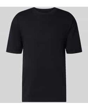 Marc O' Polo Relaxed Fit T-Shirt Van Puur Katoen - Zwart