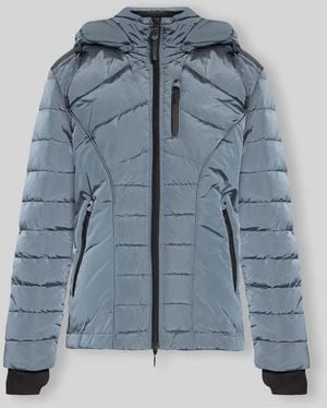 GIL BRET Regular Fit Steppjacke mit Zweiwege-Reißverschluss - Blau
