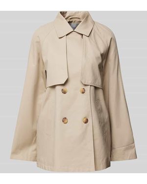 Y.A.S Trenchcoat Mit Leistentaschen Modell 'Venice' - Natur