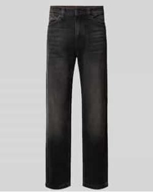 BOSS Wide & Loose Fit Jeans - Zwart