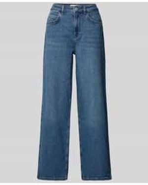 Comma, Wide & Loose Fit Jeans - Blauw