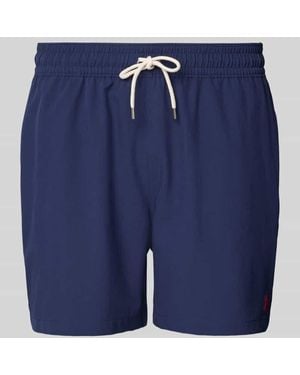 Polo Ralph Lauren Badehose mit Label-Stitching - Blau