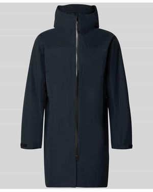 Peak Performance Regular Fit Mantel mit Logo-Detail Modell 'Treeline' - Blau