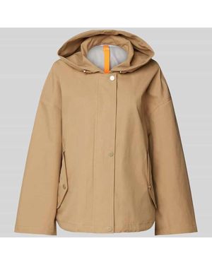 G Lab Jacke mit Pattentaschen Modell 'ELLE' - Natur