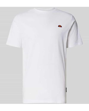 Ellesse T-Shirt mit Logo-Badge Modell 'CASSICA' - Weiß
