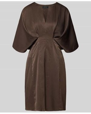 Cph Muse Knielanges Kleid mit Viskose-Anteil Modell 'VIANNA' - Braun