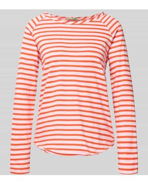 Smith & Soul Longsleeve mit Rundhalsausschnitt - Pink