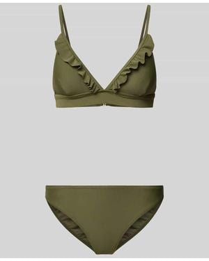 Shiwi Bikini mit Volants Modell 'BEAU' - Grün
