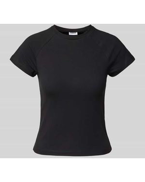 Noisy May T-Shirt mit Raglanärmeln Modell 'KATINKA' - Schwarz