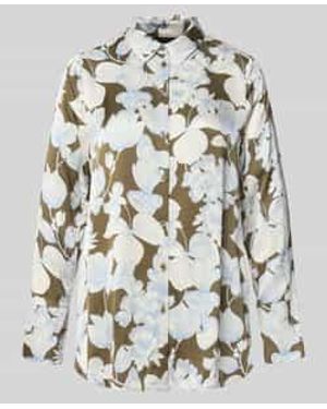 S.oliver Regular Fit Overhemdblouse Van Pure Viscose - Grijs