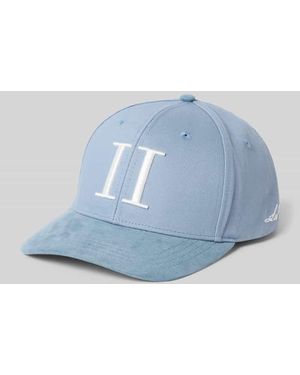 Les Deux Basecap mit Stitching - Blau
