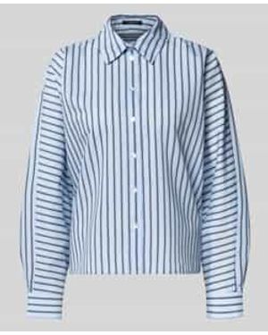 Opus Overhemdblouse Met Knoopsluiting, Model 'Foho' - Blauw