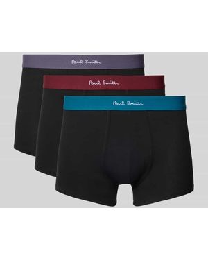 Paul Smith Trunks mit elastischem Bund im 3er-Pack - Blau