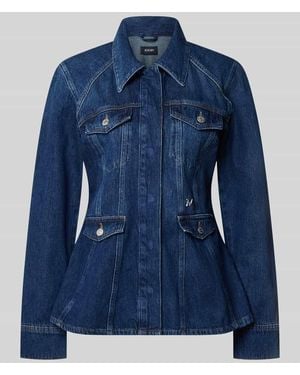 Joop! Jeansjacke mit Brusttaschen - Blau