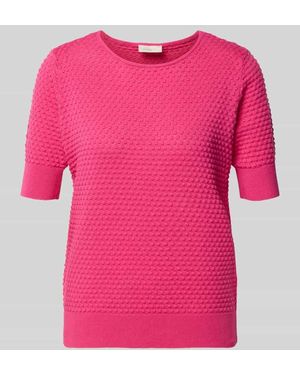 Freequent Strickpullover mit 1/2-Arm Modell 'Dodo' - Pink