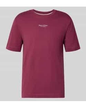 Marc O' Polo Regular Fit T-Shirt Van Puur Katoen - Roze