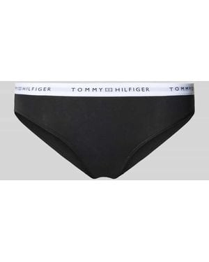 Tommy Hilfiger Slip aus Baumwoll-Mix - Schwarz