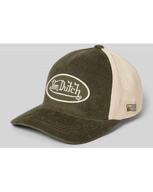 Von Dutch Trucker Cap aus Baumwoll-Mix Modell 'CASQUETTE' - Grün