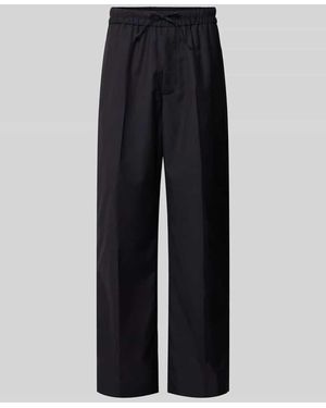 Officine Generale Stoffhose aus Woll-Mix - Blau