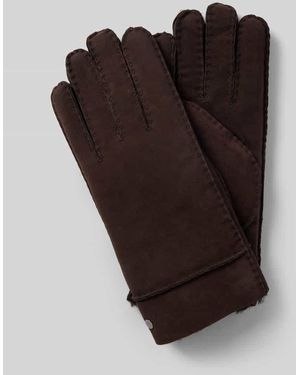 Roeckl Sports Handschuhe aus echtem Lammfell Modell 'Bergen' - Braun
