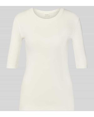 Closed T-Shirt mit Rundhalsausschnitt und 1/2-Arm - Natur