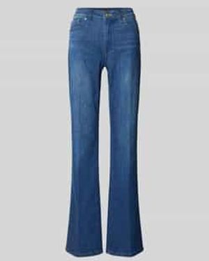 RAFFAELLO ROSSI Flared Jeans Met 5-pocketmodel - Blauw