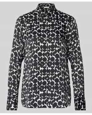 Eterna Blouses Lange Mouw - Zwart