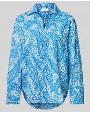S.oliver Relaxed Fit Overhemdblouse Van Puur Katoen - Blauw