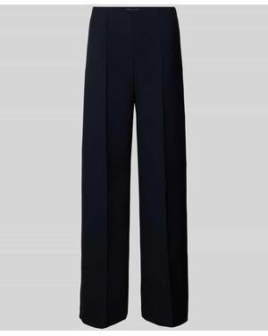 Tommy Hilfiger Wide Leg Stoffhose mit Viskose-Anteil Modell 'PUNTO' - Blau